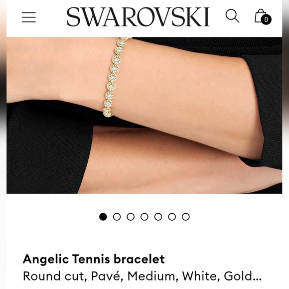 GORGEOUS AUTHENTIC SWAROVSKI UNA ANGELIC BRACELET ONLY - Picture 3 of 4